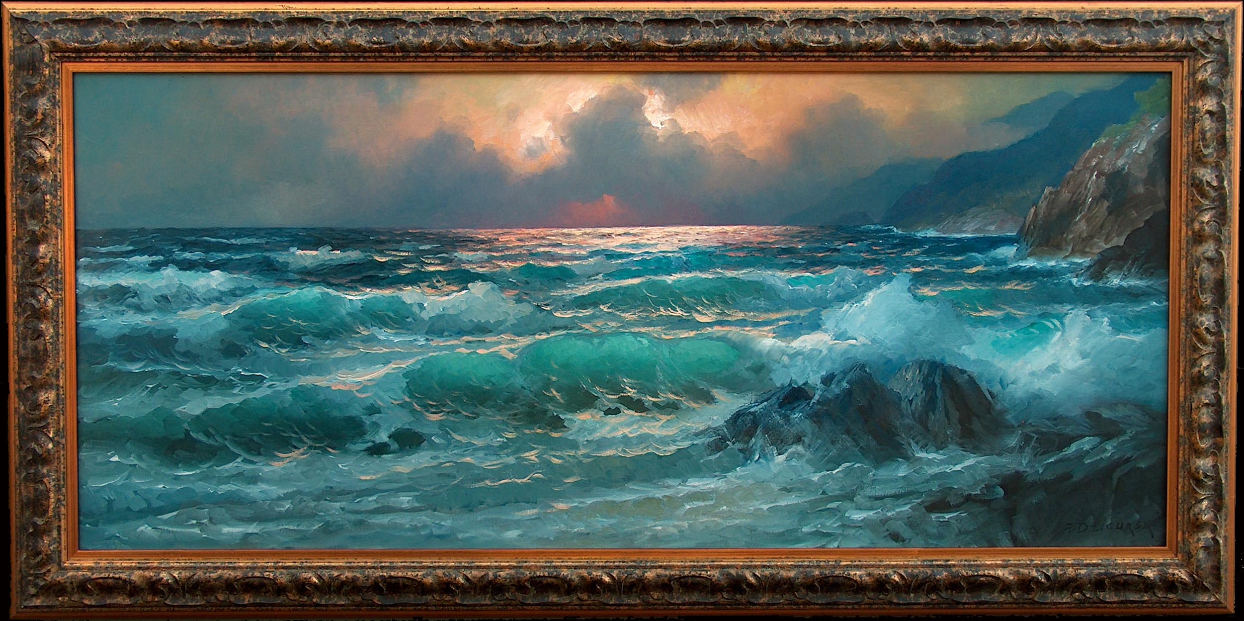 Alexander Dzigurski After the Storm with Frame