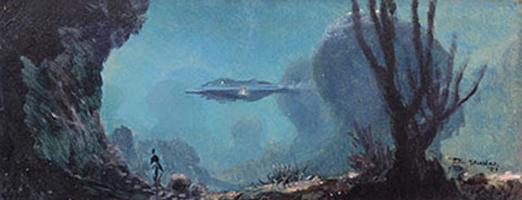 Ellenshaw Matte Painting 20000 Leagues Under the Sea