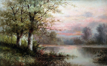 Henrietta Riddle Fish Marsh Sunset Midsized Thumbnail