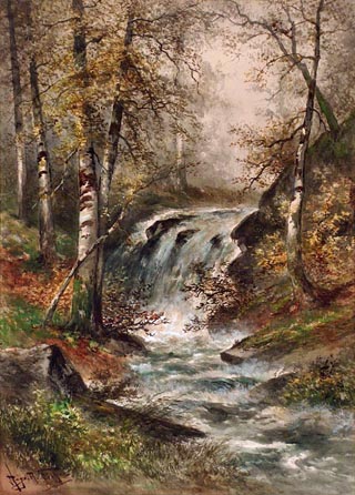 Hugo Anton Fisher Landscape Waterfall
