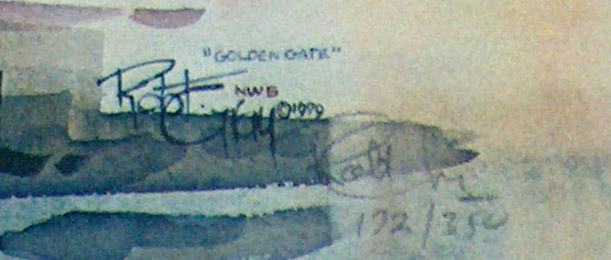 Robert Gray, Golden Gate 1999 Vintage Print / signature and print number
