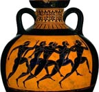 Greek Urn with Olympians