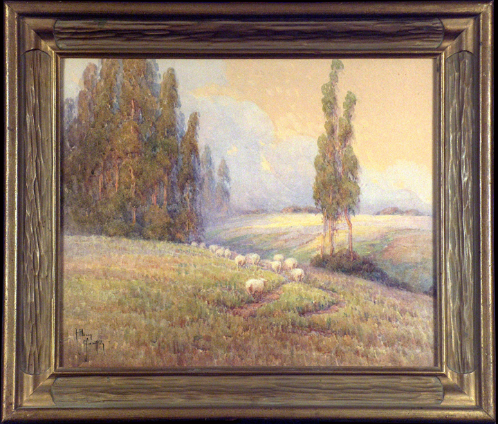 riffith_Grace_Allison_Sheep_Hills_and_Eucalyptus with frame