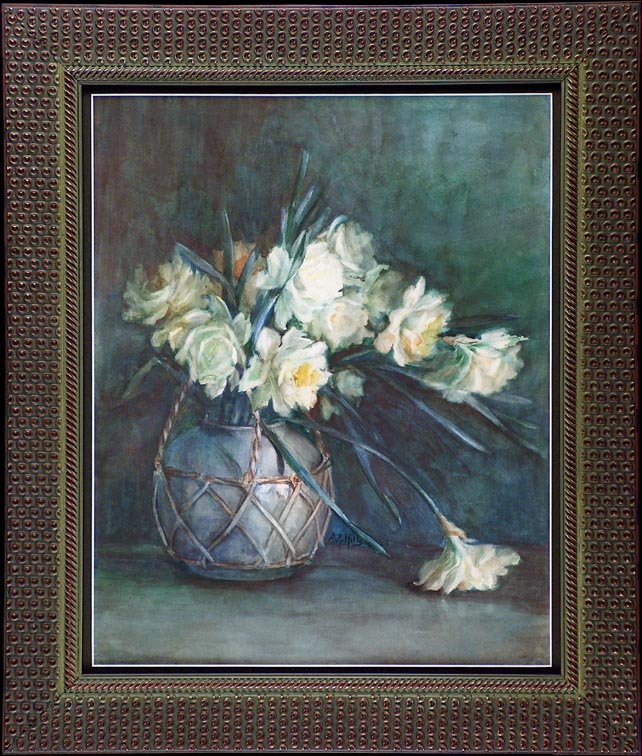 Anna Althea Hills White Daffodils 1904