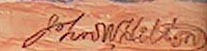 John W Hilton Cloud Shadows 1966 Signature