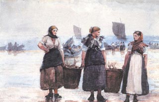 Winslow Homer Fisherwomen Cullercoats 1881