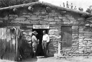 James Swinnerton and Bill Bender at the Wetherill-Coville Guest Ranch Keyenta AZ