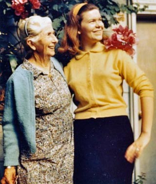 Kathi Hilton with her Grandmother Hilton
