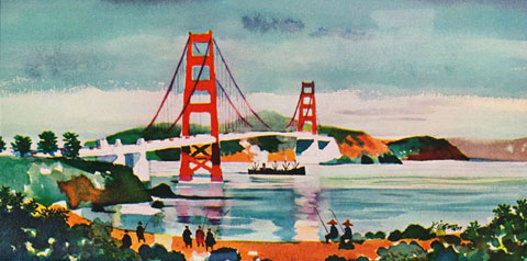 Dong Kingman Golden Gate Bridge