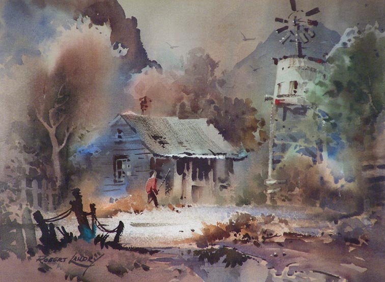 Robert Landry Shack and Windmill