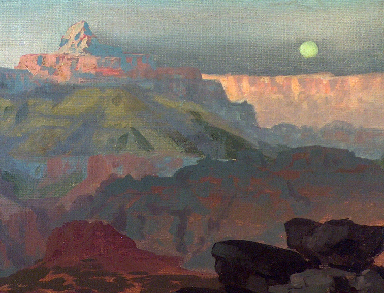 Ralph Davison Miller Grand Canyon 1905 Closeup