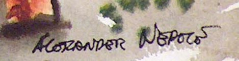 Alexander Nepote Roadside Produce Stand Signature