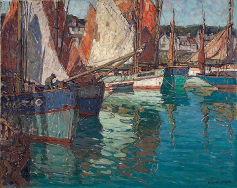 Breton Tuna Boats Edgar Payne