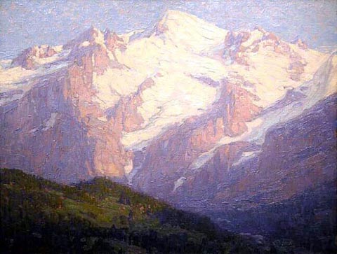 Edgar Payne Mt Blanc