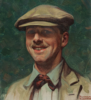 Portrait of Clyde Forsythee by Norman Rockwell