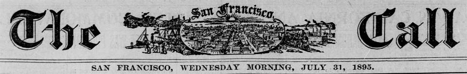 SF Call Banner July 31 1895
