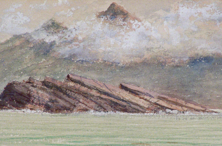 James Everett Stuart Exposed Reef Sitka 1891 Closeup