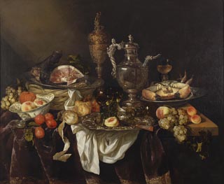 Abraham Van Beyeren, Banquet Still LIfe, 1655