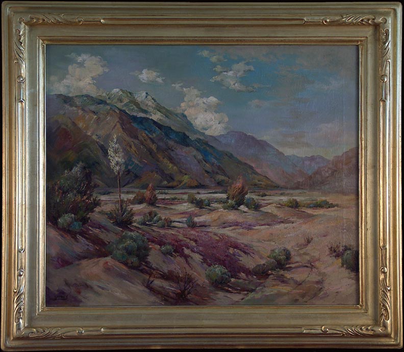 Florence Upson Young Edge of the Desert with Gold Frame