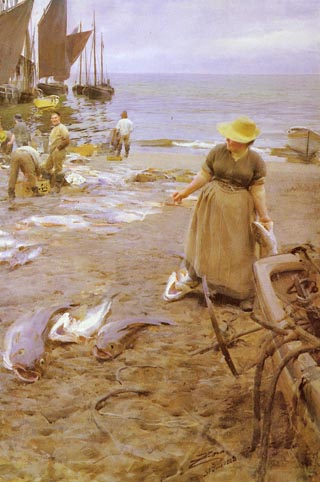 Anders Zorn Fish Market St Ives