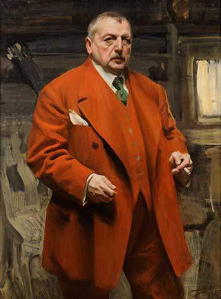 Anders Zorn Self Portrait in Red 1915