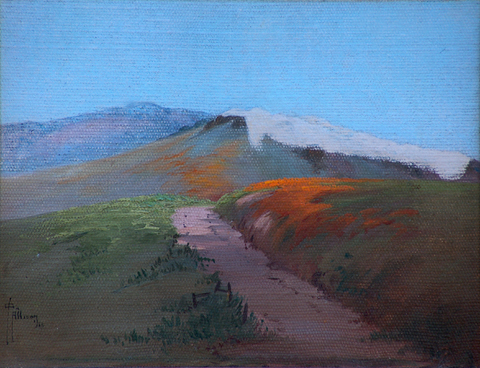 Grace Allison Griffith, Dune Path, 7 1/2 x 9 1/2 Oil on board