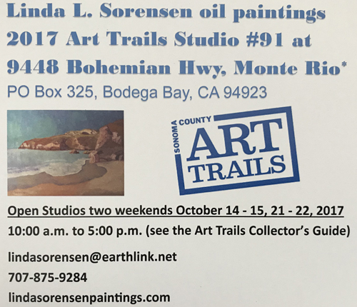 Linda Sorensen Art Trails Post Card