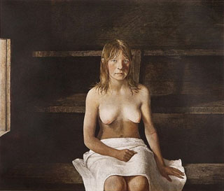 Andrew Wyeth, The Sauna, 1968
