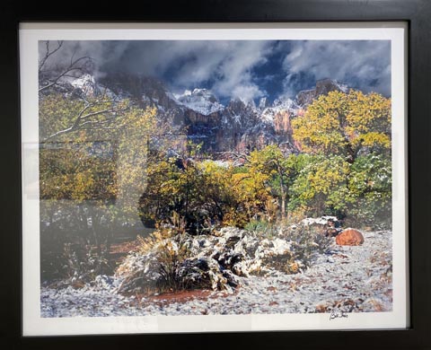 Art @ the Source 2022, Bill Theis, First Snowfall of Autumn, Photography, Studio 9B