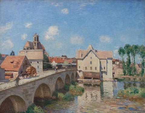 Alfred Sisley 1839-1899, Moret Bridge, 1893