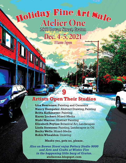 Atelier 1 Holiday Fine Art Sale Poster
