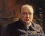 Winston Churchill Portrait Thumbnail