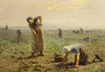 St Marys Hearst Gallery Exhibit The Second Golden Age of Dutch Art Potato Harvest