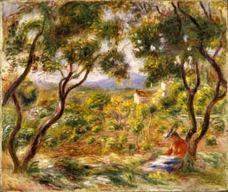 Pierre Auguste Renoir Vinyards at Cagnes