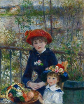 Pierre Auguste Renoir Two Sisters 1881