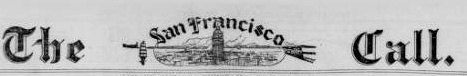 San Francisco Call Bannerhead