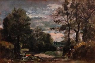 John Constable A Lane Near Flatford, 1810