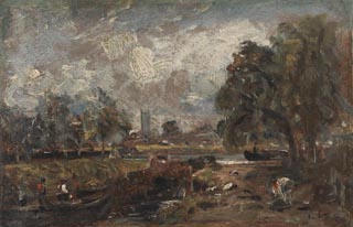John Constable Dedham Lock 1820