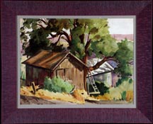 Ralph Baker, Shed, Ladder and Tree