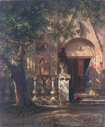 Albert Bierstadt Sunlight and Shadow