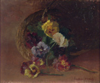 Josephine Blanch Pansies in a Basket Thumbnail