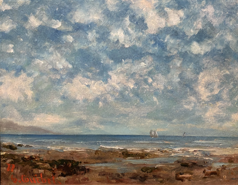Gustave Courbet 1819-1877, Lac Leman, 1877