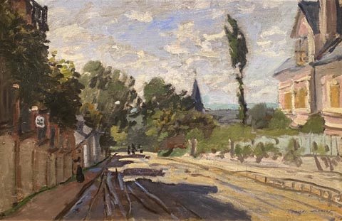 Claude Monet 1840-1926, Village Street, c1870