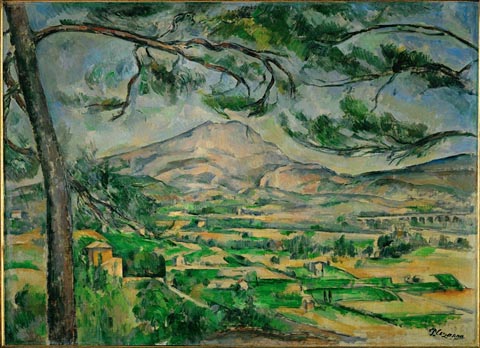 Cezanne Paul Mont Sainte-Victoire with Large Pine 1887