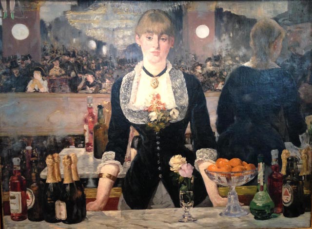 Edouard Manet A Bar at the Follies-Bergere, 1881