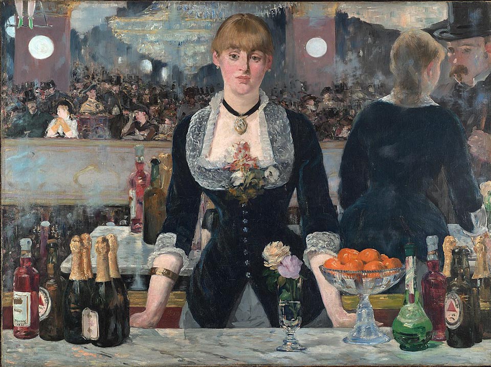 Edouard Manet, a Bar at the Folies Bergere, 1882
