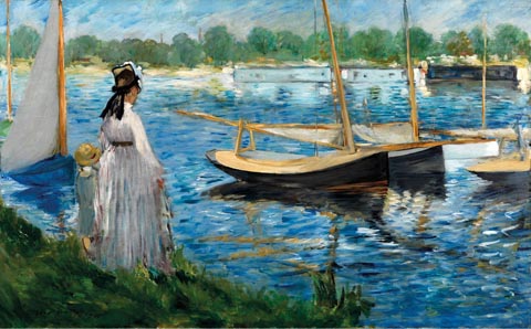 Edouard Manet, Banks of the Seine at Argenteuil, 1874