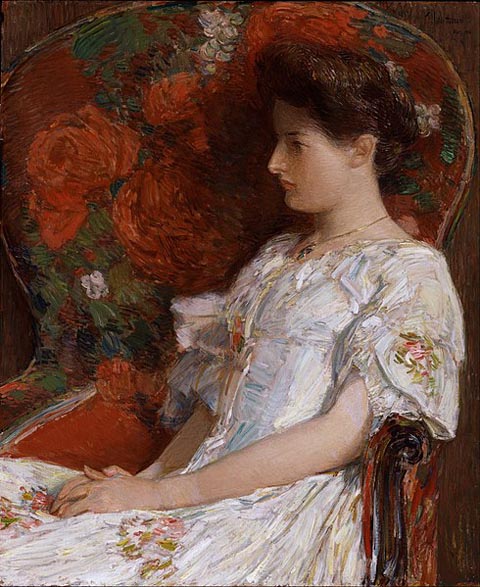 Childe Hassam, The Victorian Chair, 1906, Smithsonian American Art Museum