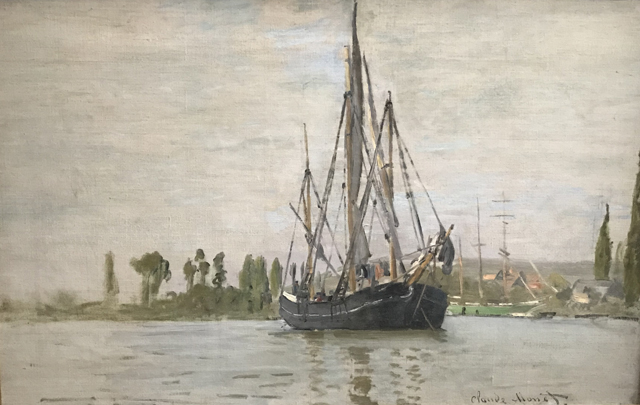  Chasse Maree at Anchor, 1871-72, Claude Monet, Musee d'Orsay - age 31