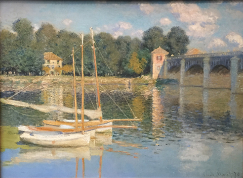 The Bridge at Argenteuil, 1874, Claude Monet, Musee d'Orsay- age 34